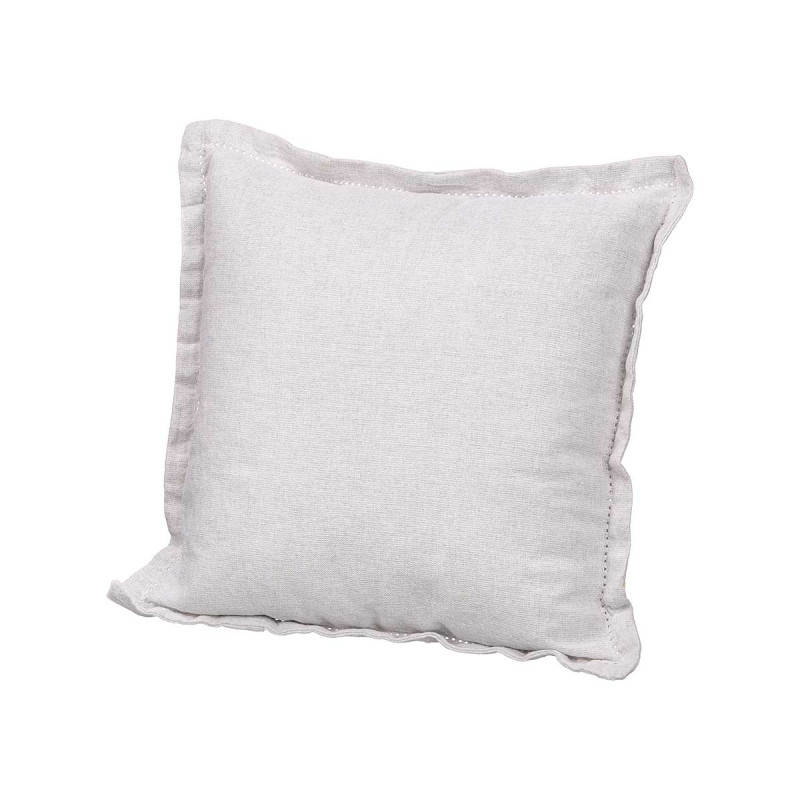 CUSCINO GRIGIO CHIARO ARRICCIATO ZIP 40 × 40 CM