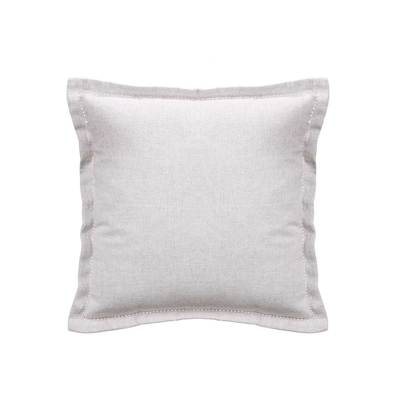 COUSSIN VOLANT FERMETURE ÉCLAIR GRIS CLAIR 40X40 C