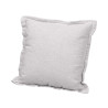CUSCINO ZIP GRIGIO SCURO ARRICCIATO 40 × 40 CM