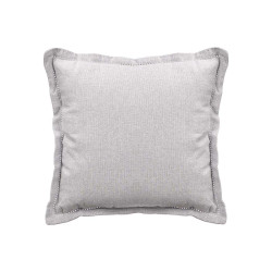 CUSCINO ZIP GRIGIO SCURO ARRICCIATO 40 × 40 CM