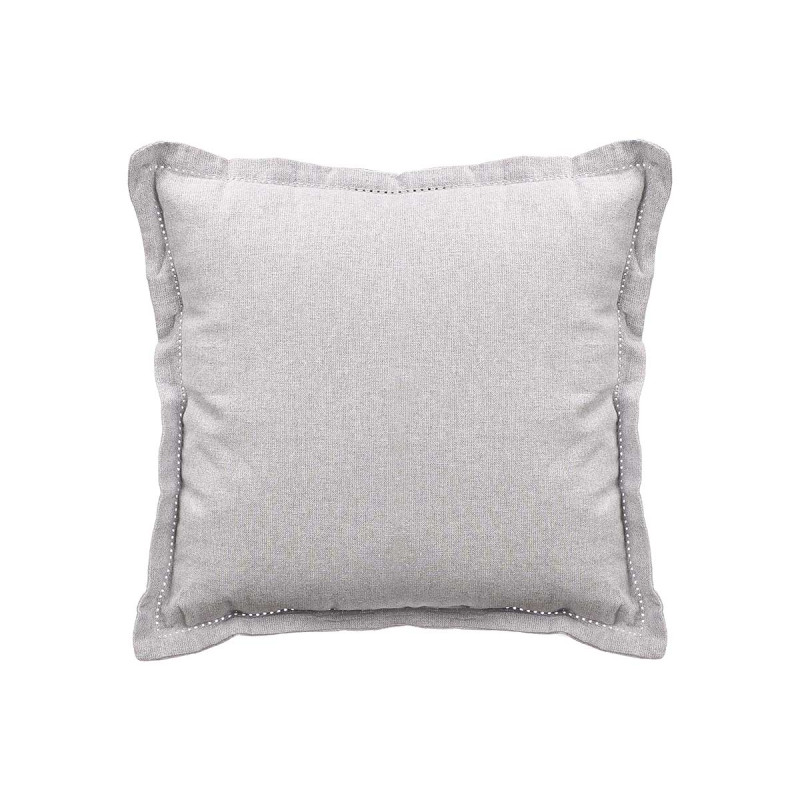 ALMOFADA CINZA ESCURO FECHO FRANZIDO 40 × 40 CM
