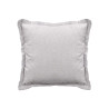 ALMOFADA CINZA ESCURO FECHO FRANZIDO 40 × 40 CM