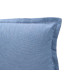 CUSCINO ZIP ARRICCIATO BLU 40 × 40 CM