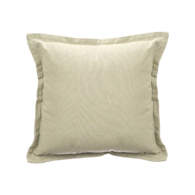 CUSCINO ZIP VERDE ARRICCIATO 40 × 40 CM