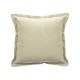 COUSSIN VOLANT FERMETURE ÉCLAIR VERT 40X40 CM