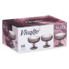 TAÇA GELADO 310ML ROSA RISCAS