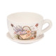 VASO CERÂMICA PRATO ALÇA FLORES