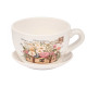MACETERO CERAMICA TAZA PLATO MALETA FLORES