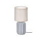 LAMPE A POSER RAYEE GRISE