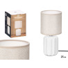 STRIPED TABLE LAMP WHITE