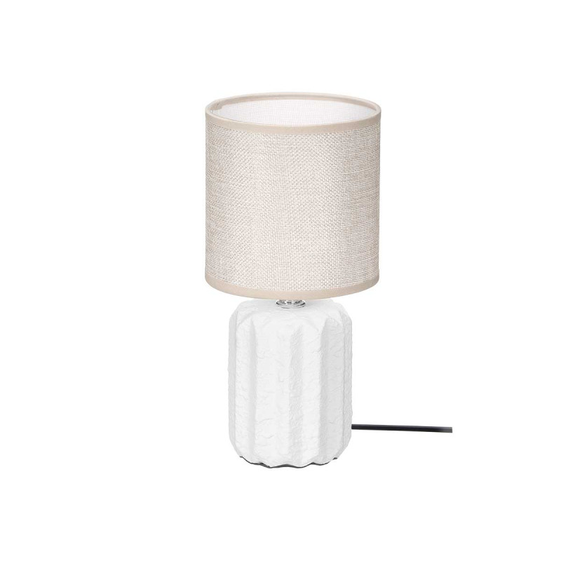 LAMPADA DA TAVOLO A STRISCE BIANCHE