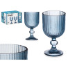 COUPE À EAU 370ML BLEU FONCÉ RAYURES