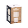 LAMPE A POSER RAYEE BLANCHE