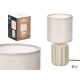 LAMPADA DA TAVOLO A RIGHE BEIGE