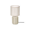 STRIPED TABLE LAMP BEIGE