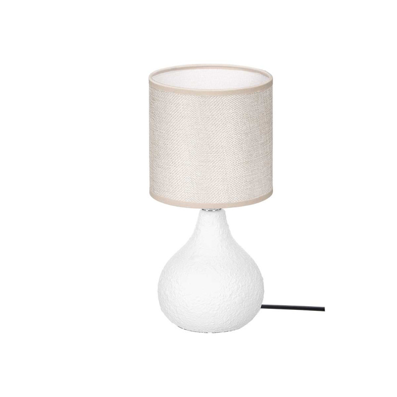 LAMPE A POSER FORME DOME BLANC