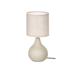 DOMED TABLE LAMP BEIGE