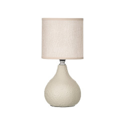 LAMPADA DA TAVOLO A CUPOLA BEIGE