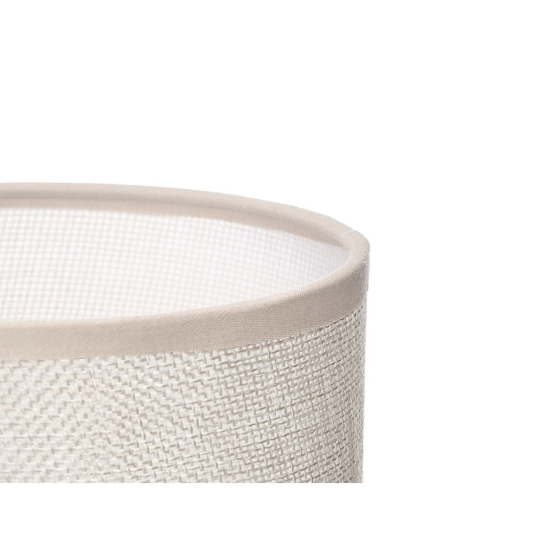 LAMPE TABLE A RELIEF CYLINDRIQUE GRIS