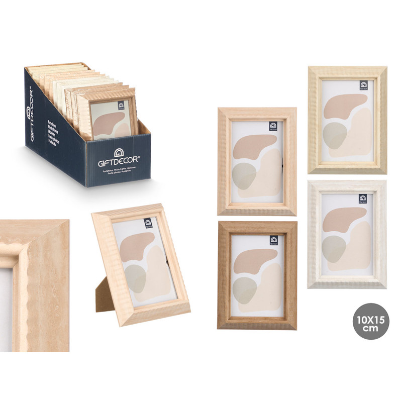 CADRE PHOTO BORD 10X15 ASSORT 4 
