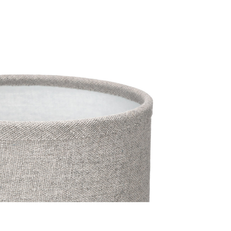 LAMPARA SOBREMESA TELA GRIS