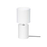 FABRIC TABLE LAMP WHITE 