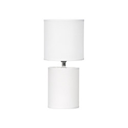 LAMPADA DA TAVOLO TESSUTO BIANCO