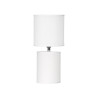 LAMPADA DA TAVOLO TESSUTO BIANCO