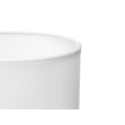LAMPADA DA TAVOLO TESSUTO BIANCO