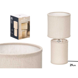 FABRIC TABLE LAMP BEIGE