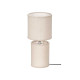 LAMPE A POSER TISSU BEIGE