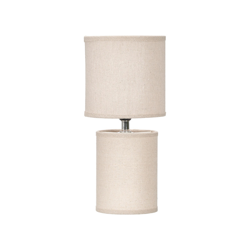 LAMPE A POSER TISSU BEIGE
