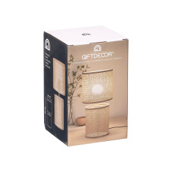 LAMPE TABLE TRESSEE NATURELLE