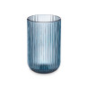 BICCHIERE ALTO 430ML STRISCE BLU SCURO