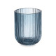VERRE BAS 270ML BLEU FONCÉ RAYURES
