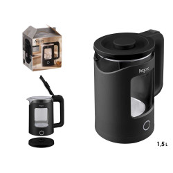 BOLLITORE FINESTRA NERO 1360W 1,5L
