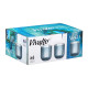 VERRE BAS 270ML BLEU FONCÉ RAYURES