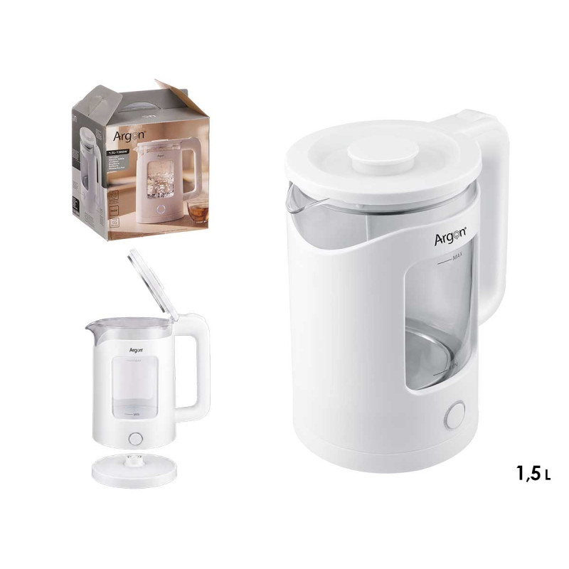 BOLLITORE FINESTRA BIANCO 1360W 1,5L