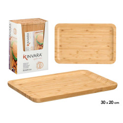 RECTANGULAR BAMBOO TRAY 30,2X19,7CM