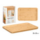 RECTANGULAR BAMBOO TRAY 30,2X19,7CM