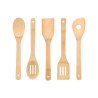 SET 5 USTENSILES BAMBOU 