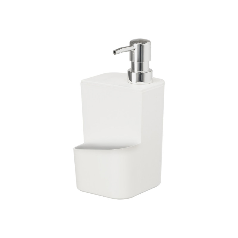 DISPENSADOR SOPORTE ESPONJA BLANCO 650ML