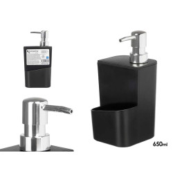BLACK SPONGE HOLDER DISPENSER 650ML