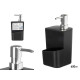 DISPENSADOR SOPORTE ESPONJA NEGRO 650ML