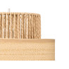 MEDIUM TRIPLE ROPE WICKER LAMP