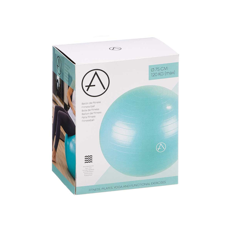 BALLON FITNESS 75CM ASSORTI 2 COULEURS