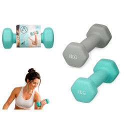 HALTERE 1 KG SORT 2 COR