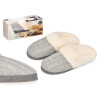 PANTOFOLE DONNA GRIGIE CASA