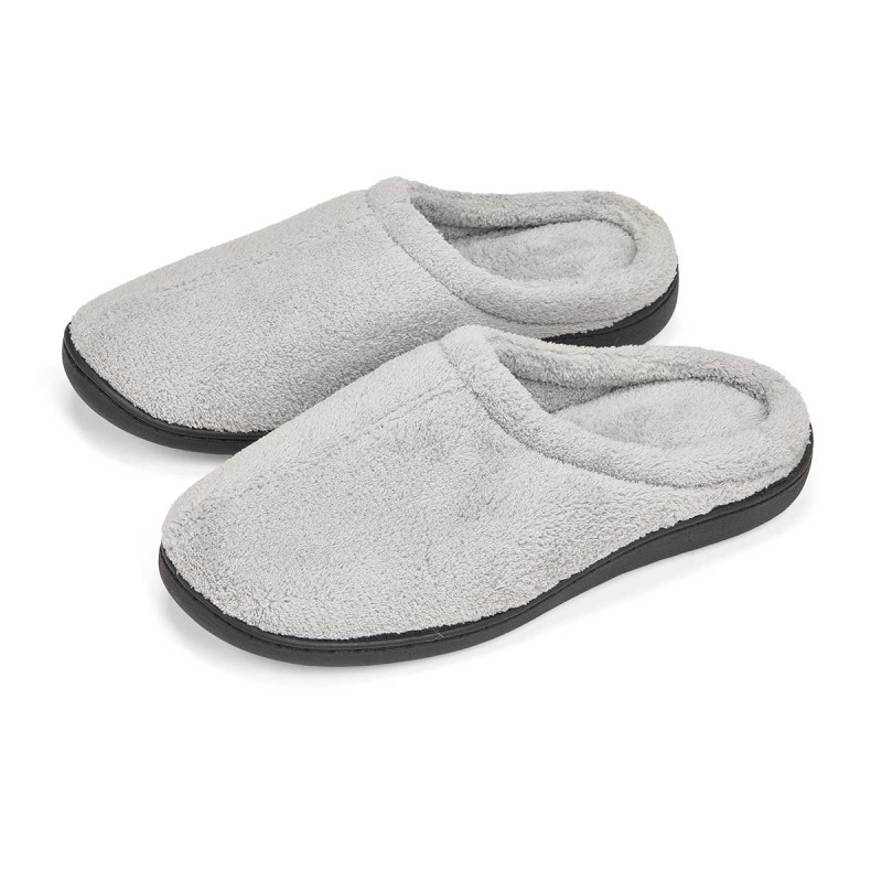 CHAUSSON HOMME GRIS DOMICILE