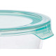 SET 3 FIAMBRERA VIDRIO REDONDA 620 950 1300ML